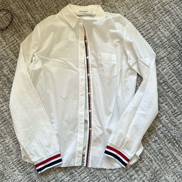 Stateside white crips button down - Picture 1 of 1